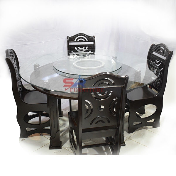 double-glass-round-dining-table-srfurniture