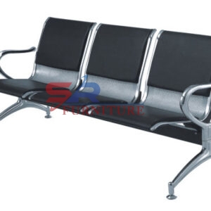 Metal Steel 3 Seater Cheap Price Public Waiting Bench Chair Ya 25